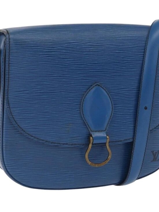 Louis Vuitton Handbags - LOUIS VUITTON Epi Saint Cloud GM Shoulder Bag Toledo Blue M52195 LV Auth 163371